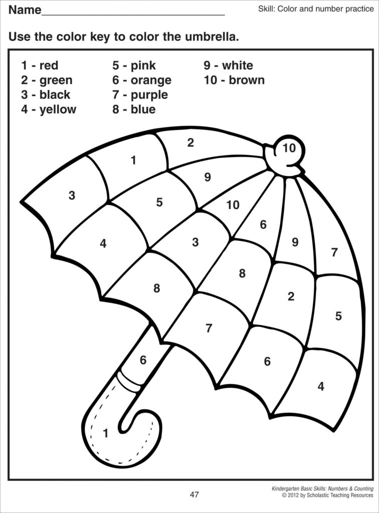 Number Worksheets For Preschoolers Mathmework Kindergarten