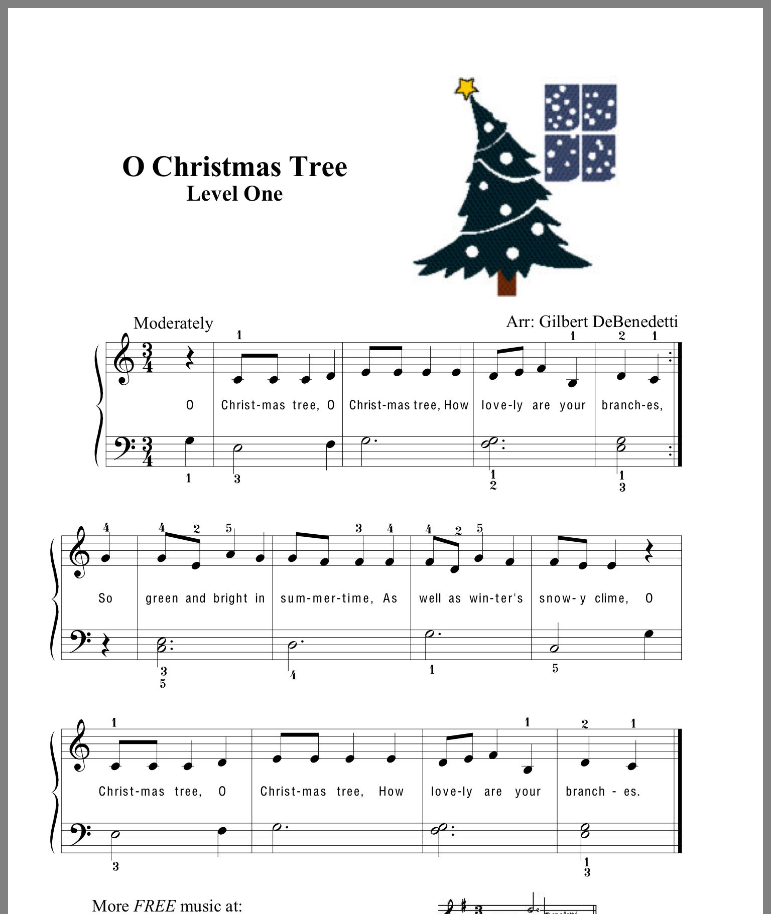O Christmas Tree | Piano Sheet Music, Piano Music, Piano