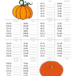 Ordering Pumpkin Masses In Pounds All Thanksgiving Math