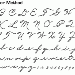 1908 In Cursive Cursive Alphabet 1920s | AlphabetWorksheetsFree.com