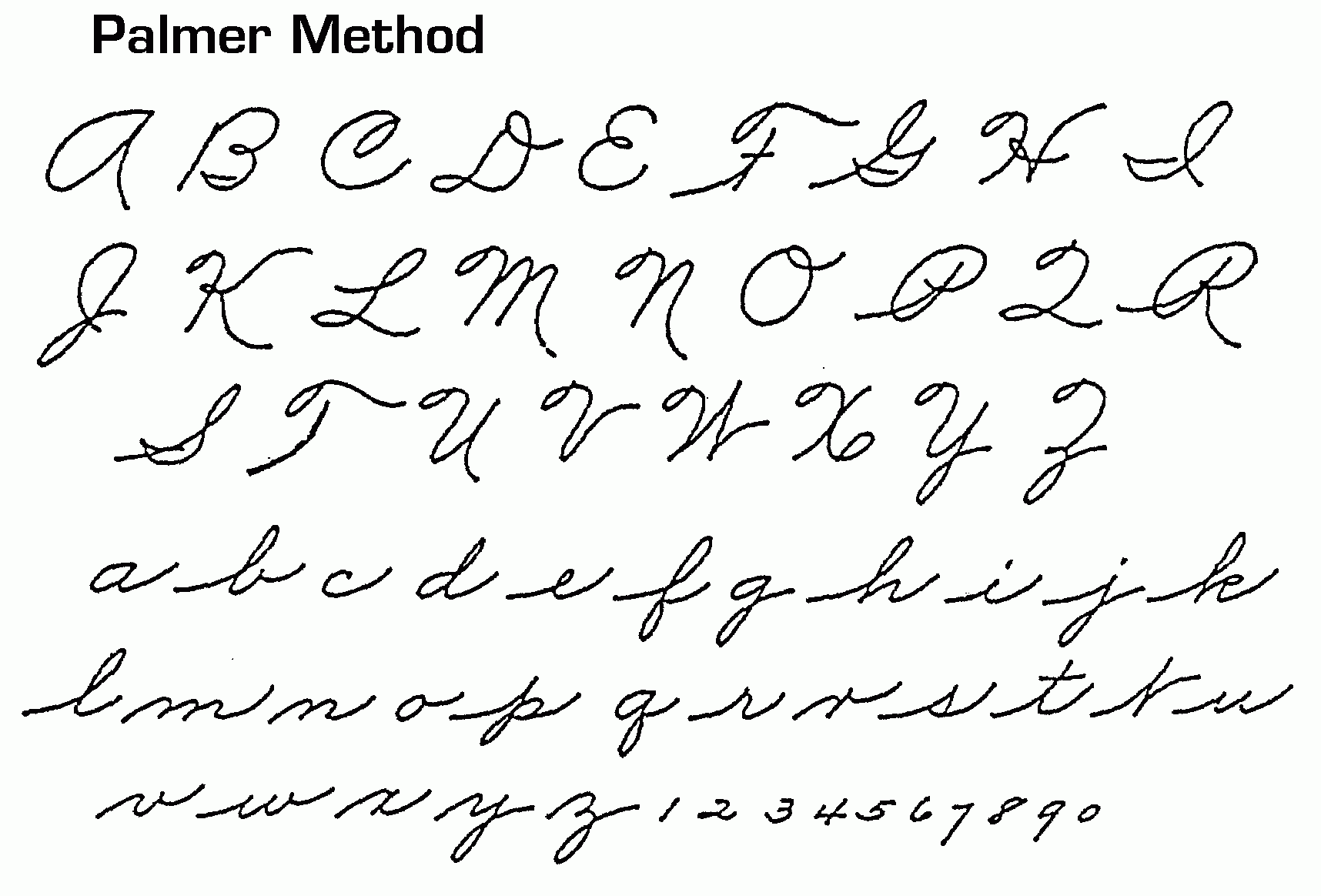 Cursive Alphabet 1920s | AlphabetWorksheetsFree.com