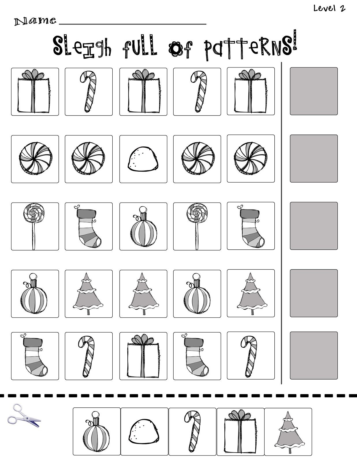 Patterns Level2-1 Copy - Google Drive | Christmas
