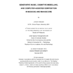 Pdf) Generative Music, Cognitive Modelling, And Computer
