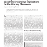 Pdf) Reading And The Development Of Social Understanding