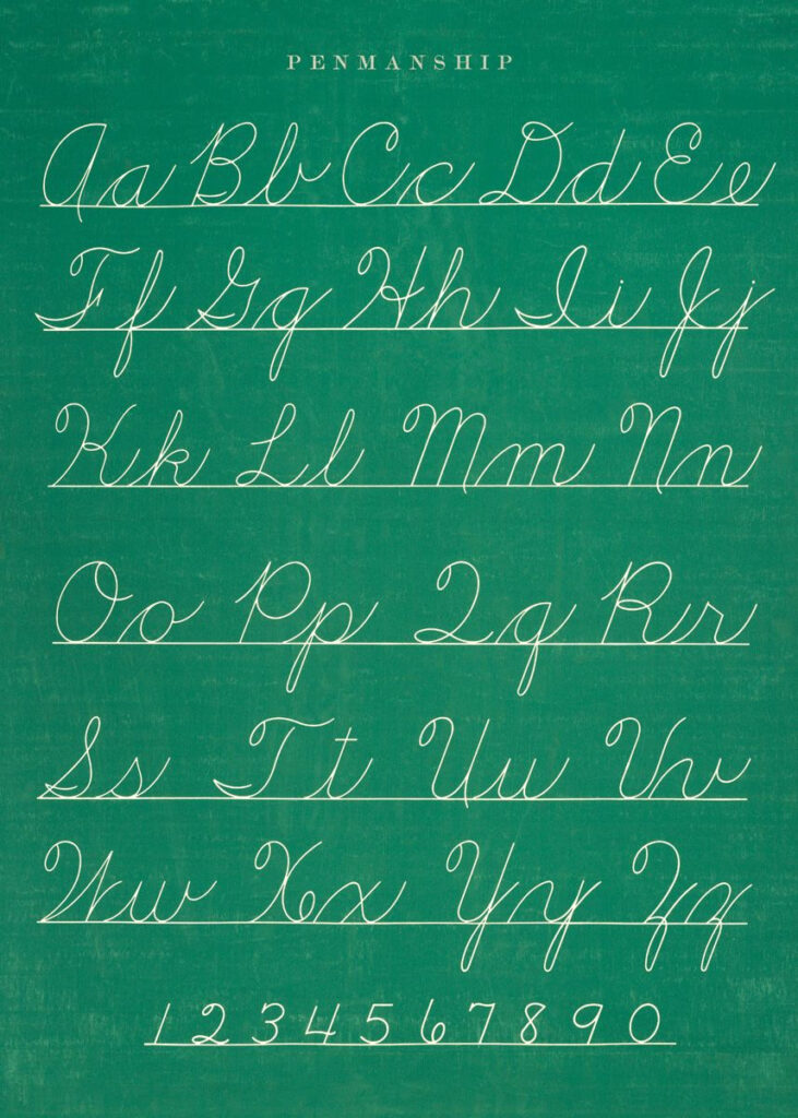 Penmanship | Teaching Cursive Writing, Cursive Writing