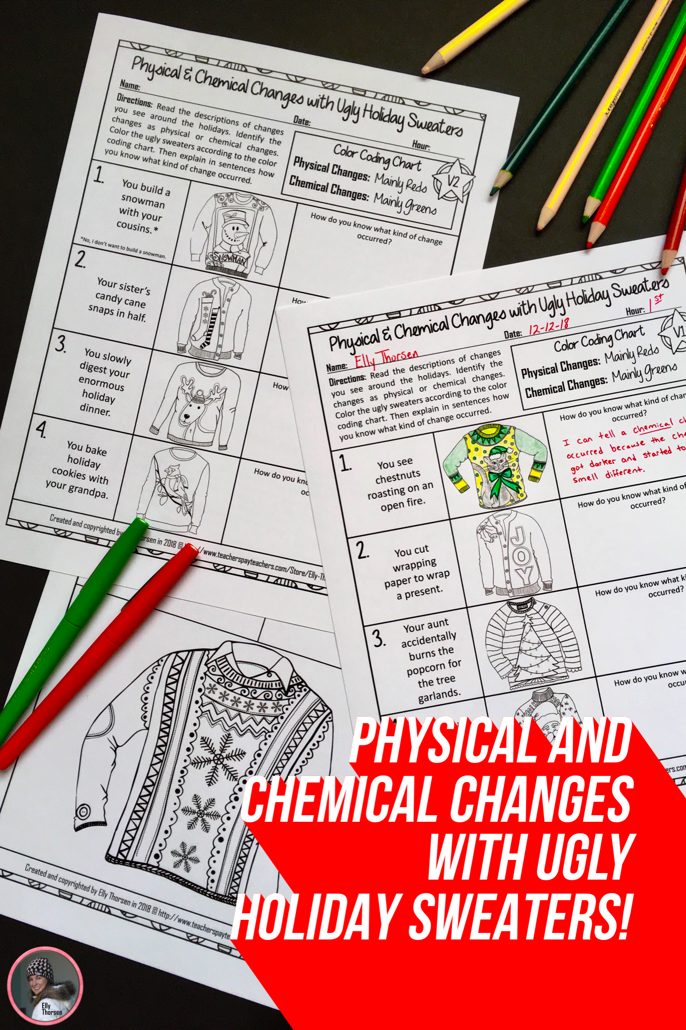 Physical And Chemical Changes, Middle School Science