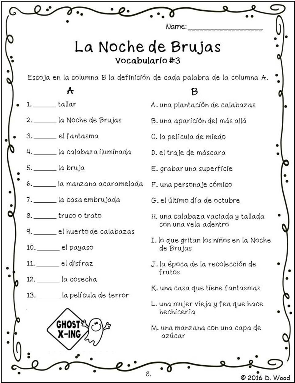 Pin On Debbie Wood Spanish Resources