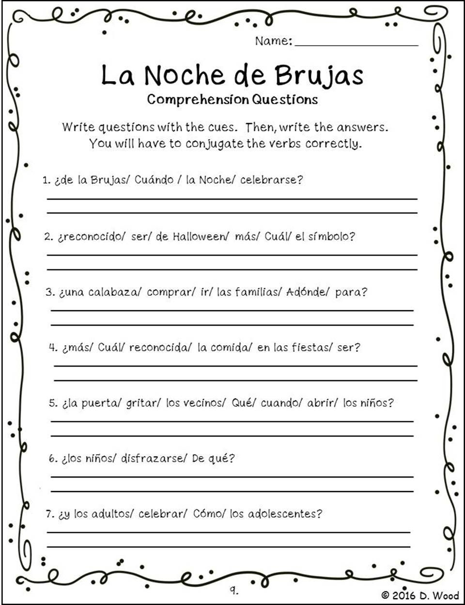 Pin On Debbie Wood Spanish Resources