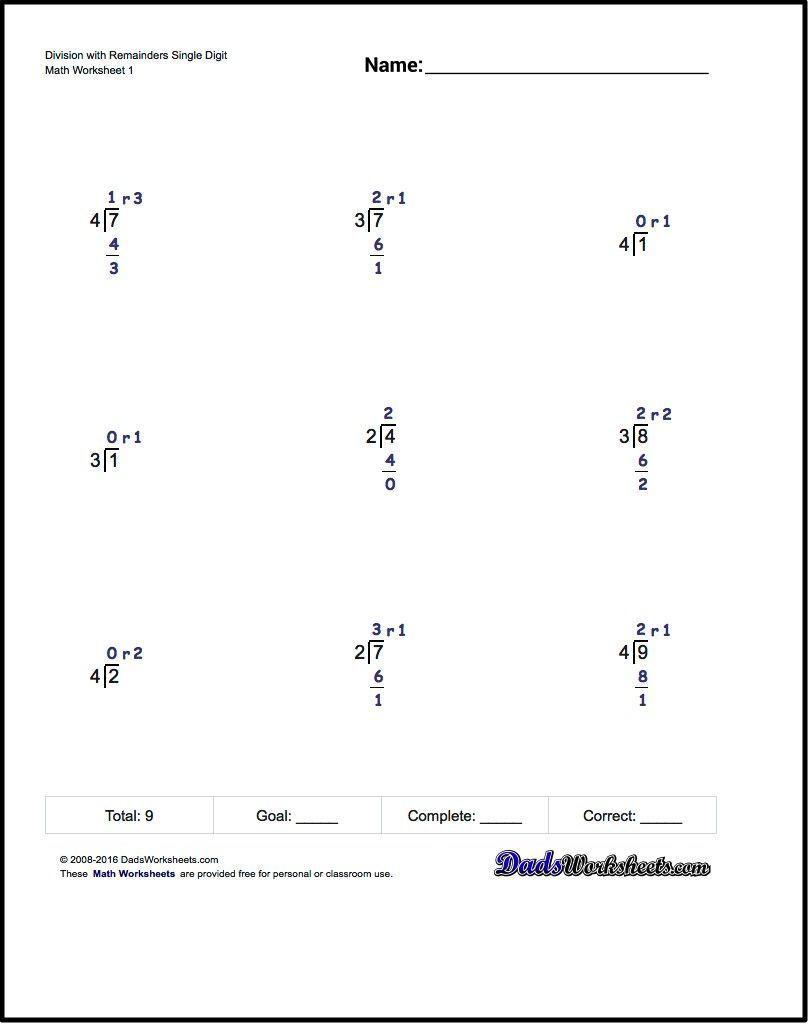 Pin On Division Worksheets