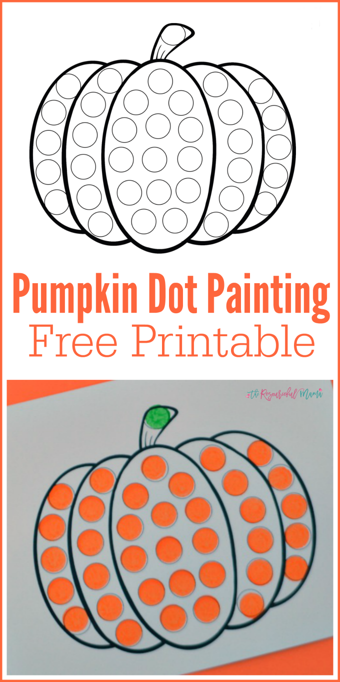 Free Printable Dot Marker Halloween Worksheets