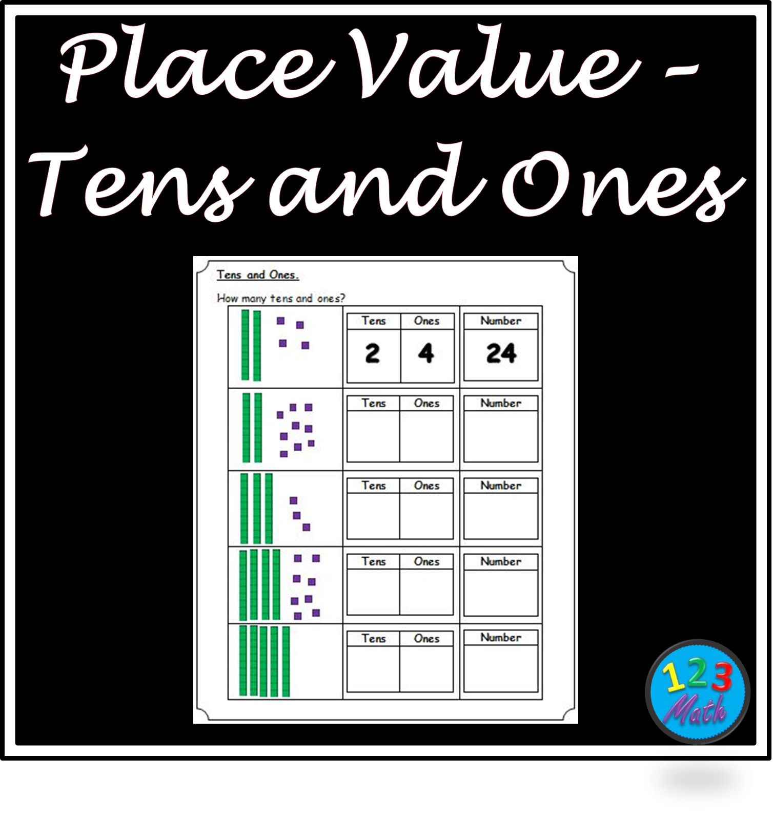 Place Value - Tens &amp;amp; Ones Worksheets In 2020 | Place Values