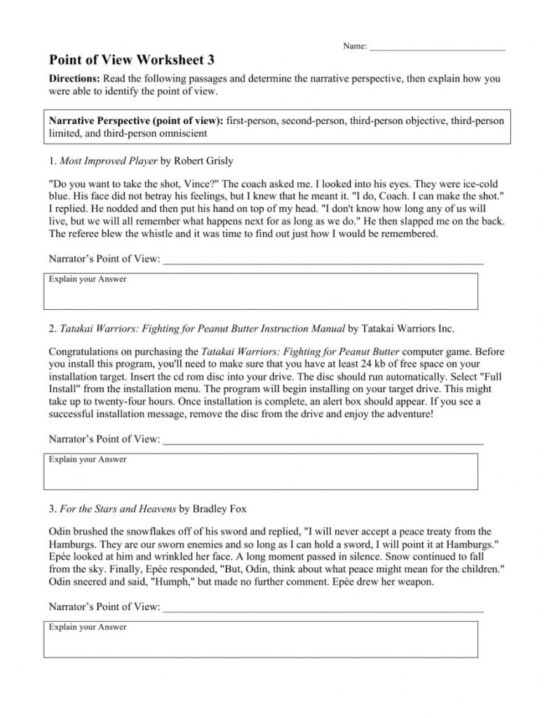 Point Of View Activity