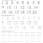 Practice Writing Chinese Numbers Worksheet Printable