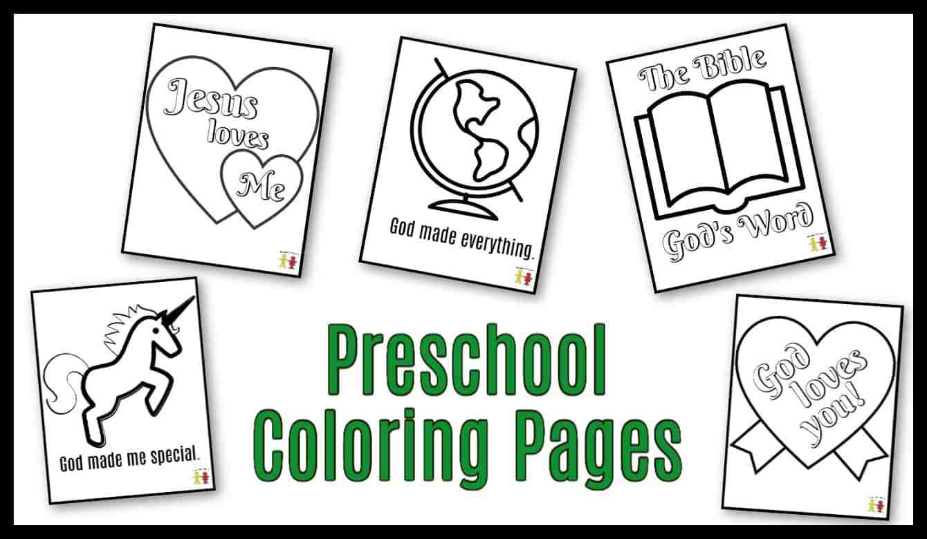 Preschool Coloring Easy Pdf Printables Ministry To Children
