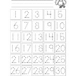 Preschool Number Tracing Worksheets Page 3 Free Printable Inside Tracing Name Isabella