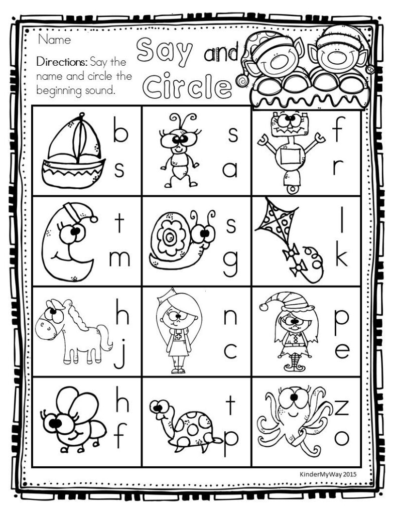 Preschool Printables   Christmas Printables Ready To Use For