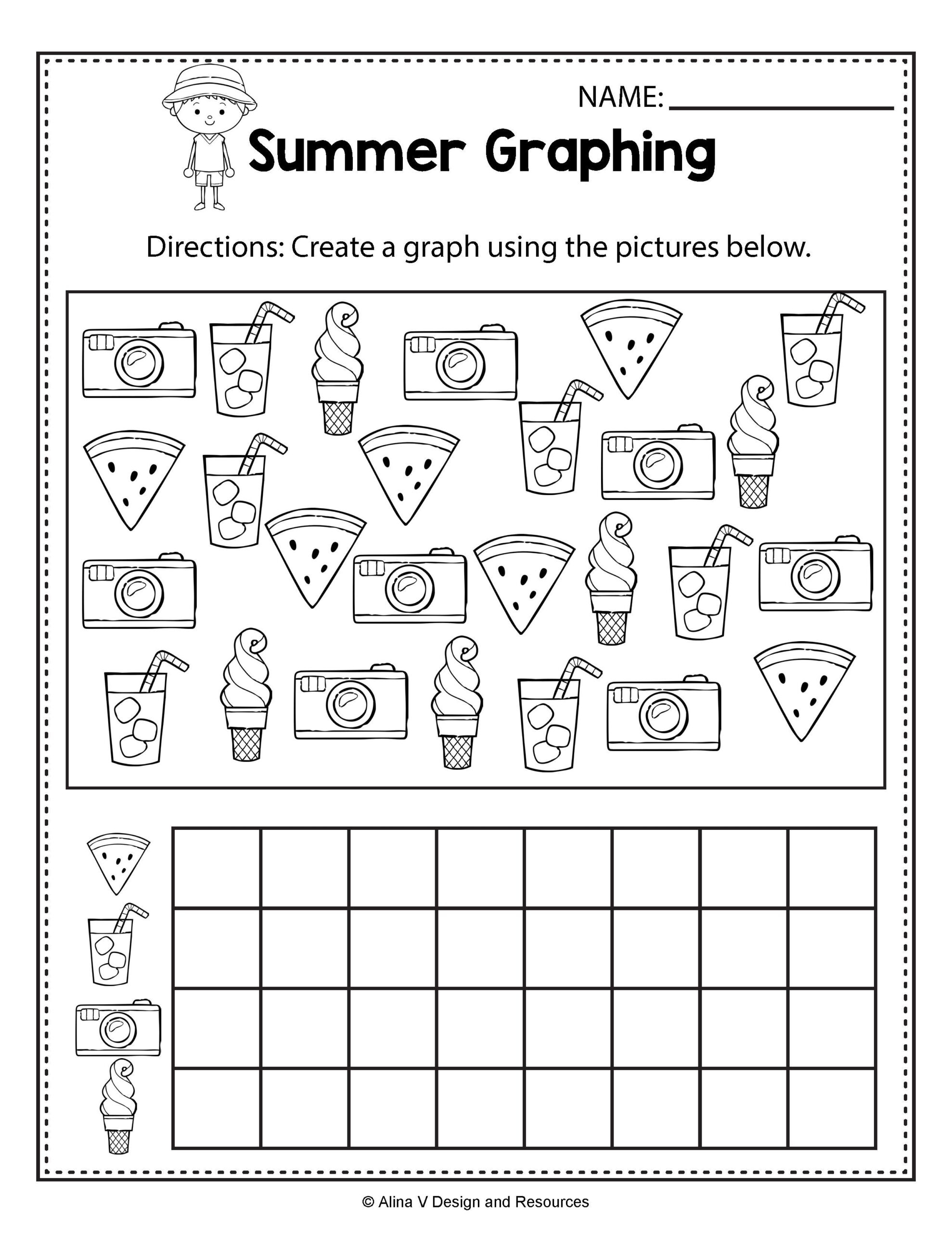 Preschool Summer Math Worksheets Worksheet Christmas