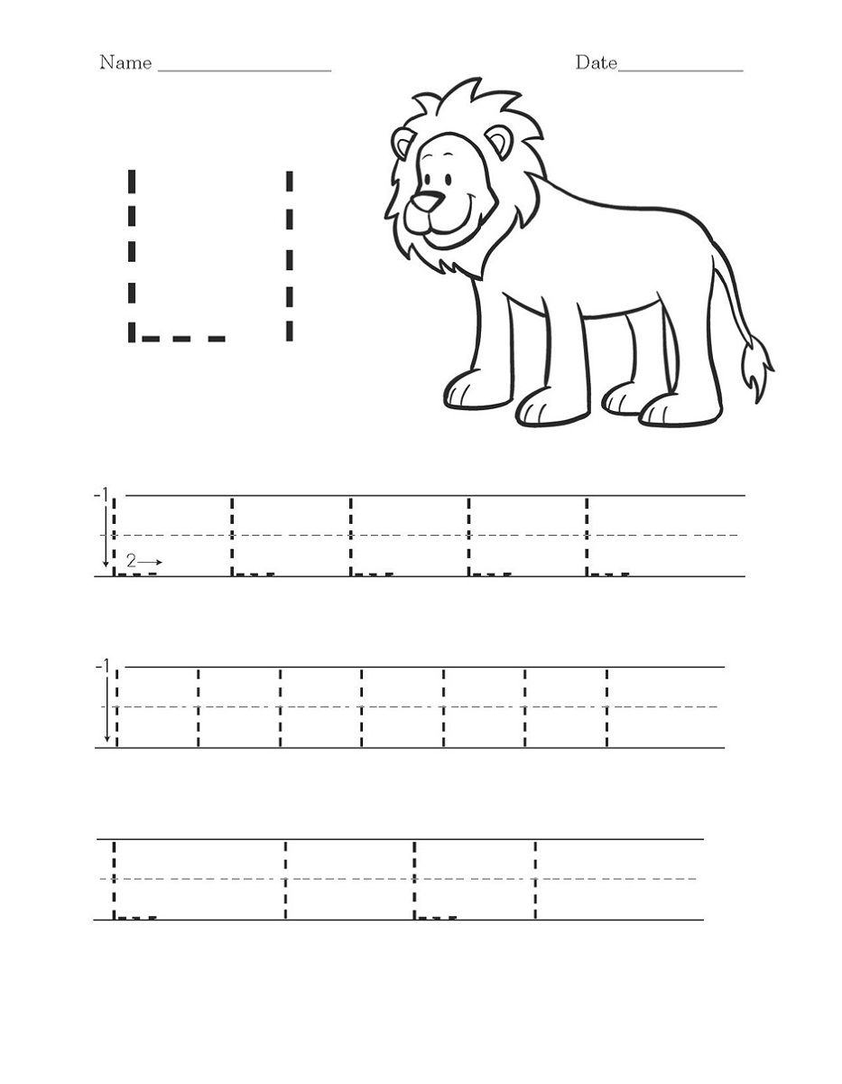 Preschool Worksheet Letter L : Brian Molko inside Letter L Worksheets For Kinder