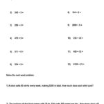 Printable 3Rd Grade Math Worksheets With Answer Sheets