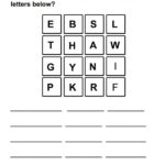 Printable Boggle Word Game Puzzles For Kids Games Worksheets