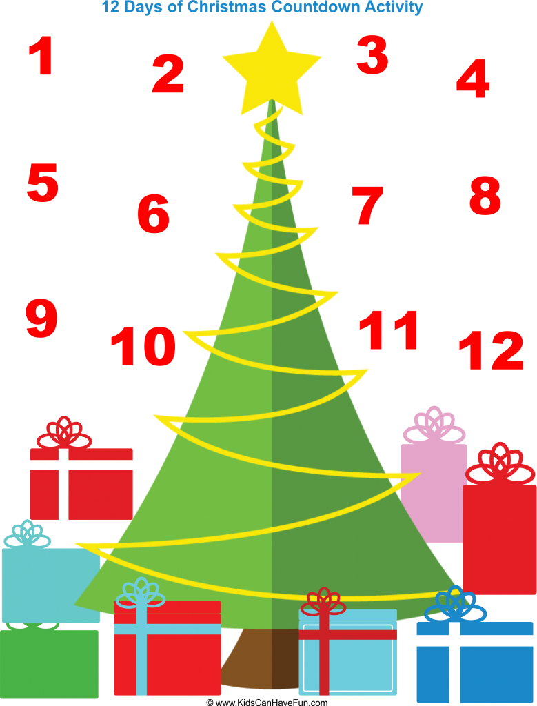 Printable Christmas Countdown Calendar Archives