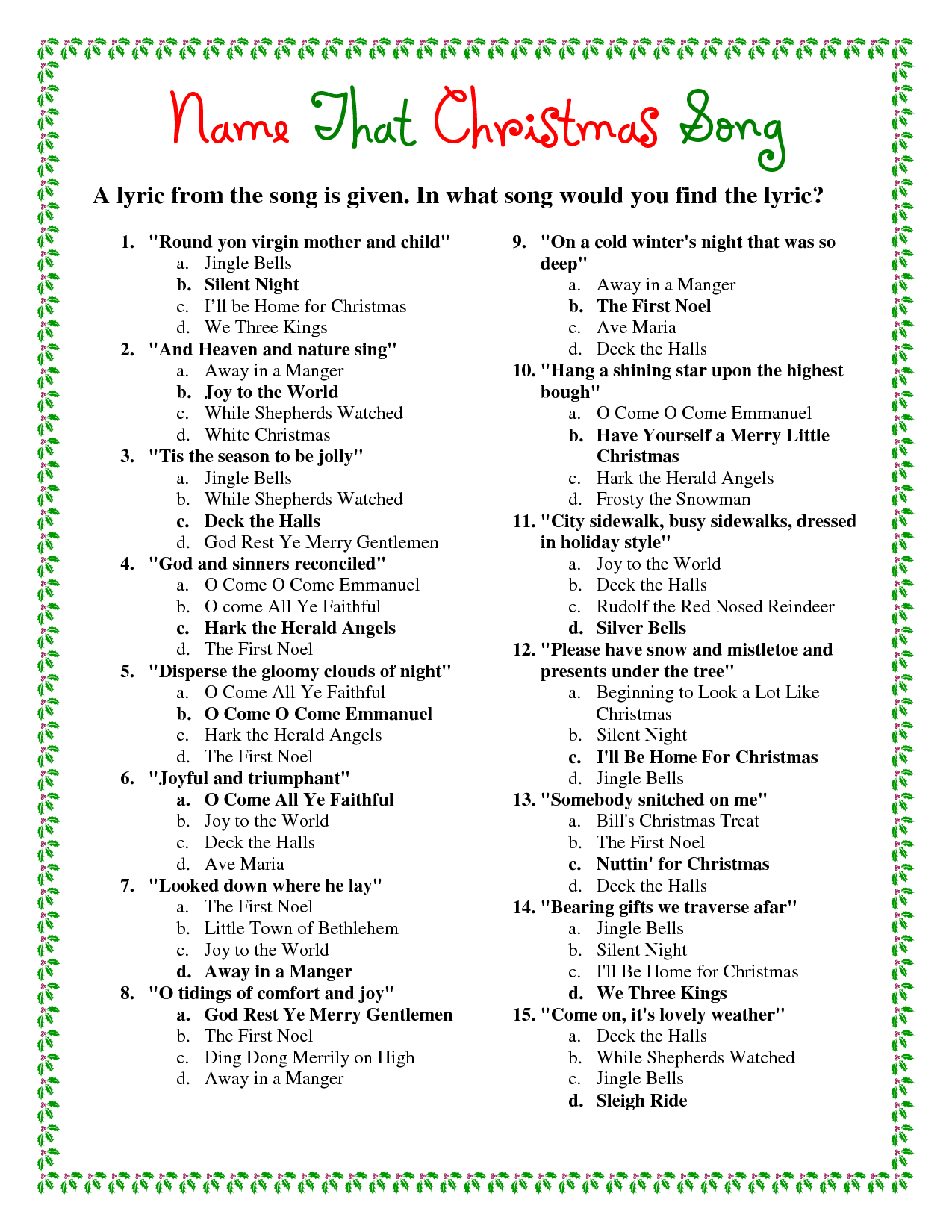 Christmas Songs Worksheet Answers AlphabetWorksheetsFree christmas-songs-worksheet-answers-alphabetworksheetsfree