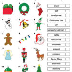 Printable Christmas Vocabulary Matching Worksheet! | Free