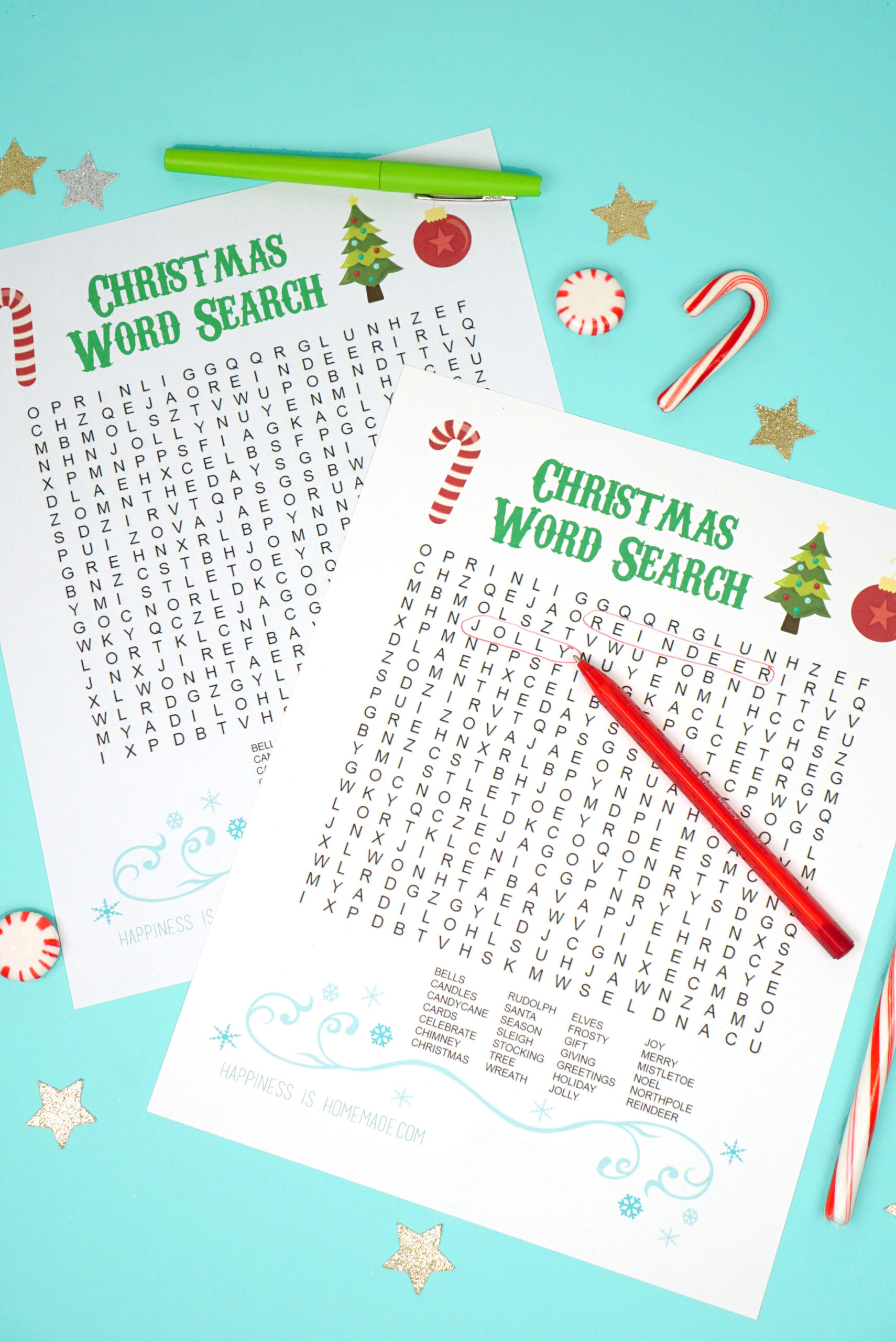 Printable Christmas Word Search For Kids &amp;amp; Adults