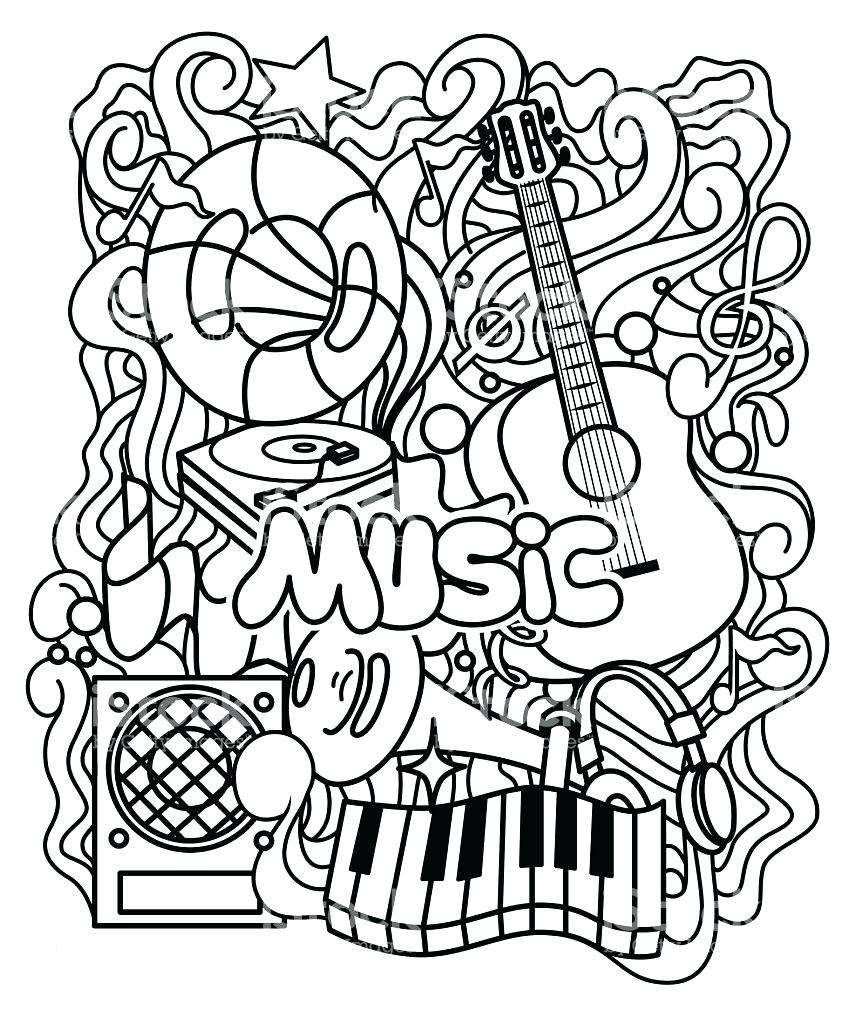 Printable Coloring Music Worksheets Haramiran Pdf – Slavyanka