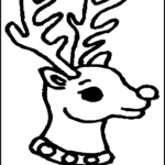 Printable Coloring Reindeer Sheet Santa Wild Christmas And
