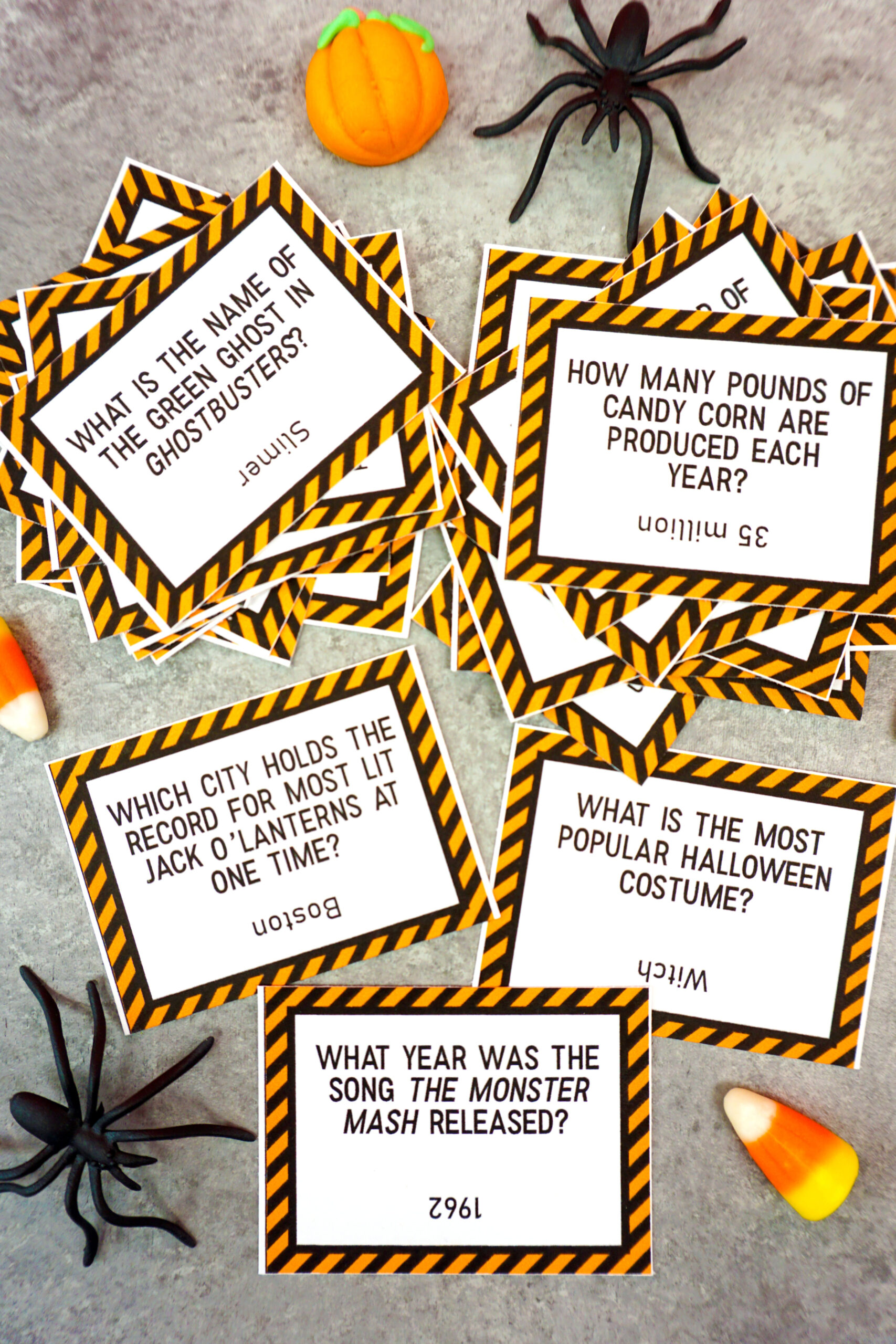 Printable Halloween Trivia Game - Happiness Is Homemade