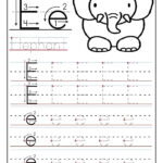 Printable Letter E Tracing Worksheets For Preschool Intended For Letter E Tracing Worksheets Preschool