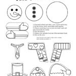 Printable Snowman Coloring Page Craft | Snowman Coloring