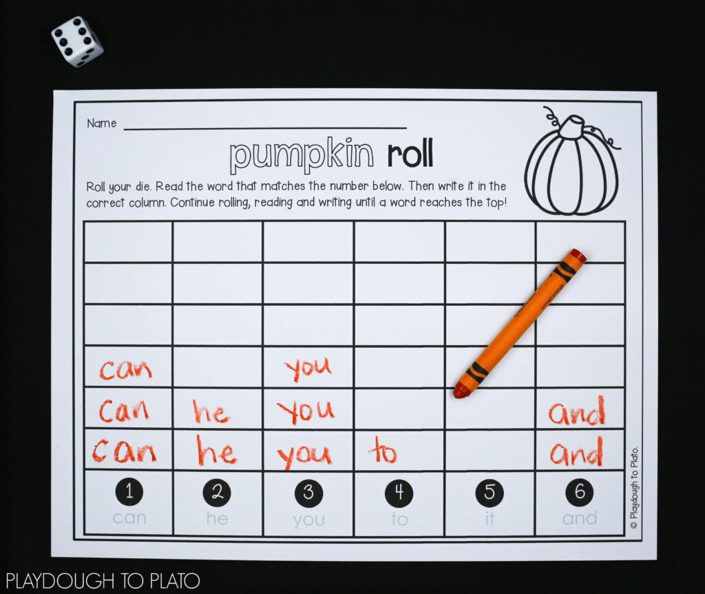 Pumpkin Activity Packet   Playdough To Plato