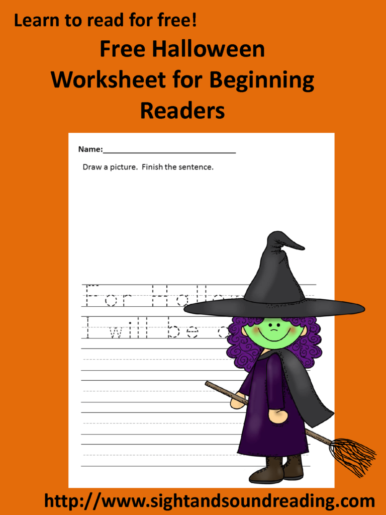Pumpkin Kindergarten Phonics Worksheet | Printable