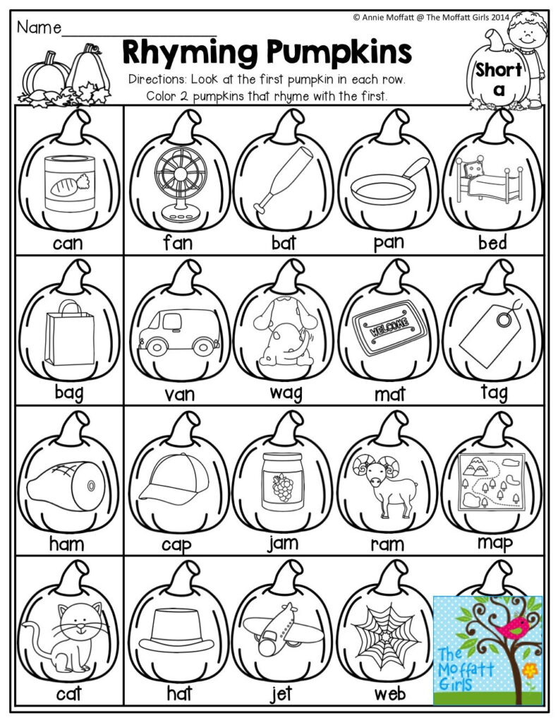 Pumpkins That Rhyme! | Fall Kindergarten, Kindergarten Pumpkins That Rhyme! | Fall Kindergarten, Kindergarten