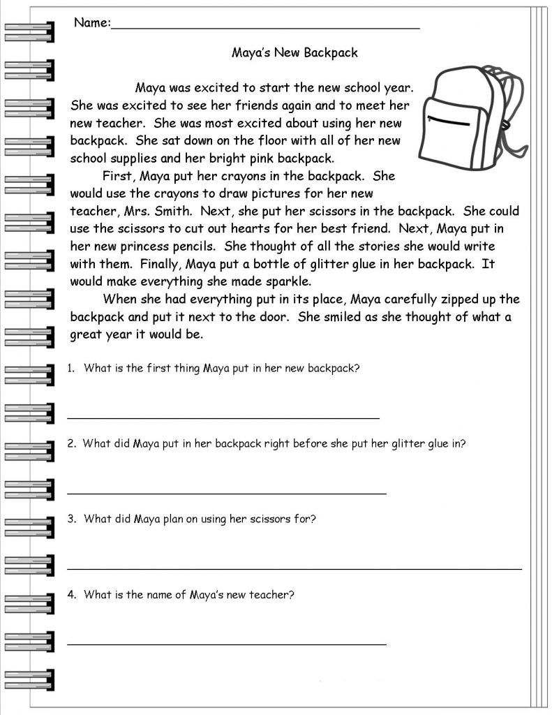 Reading Comprehension 3Rd Grade Multiple Choice Reading