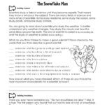 Reading Comprehension Worksheets Third Grade