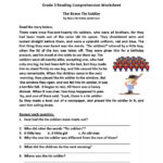 Reading Worksheet For Third Graders English Comprehension