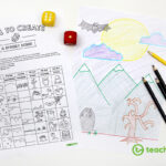 Ridiculously Fun "roll A Story" Printable Halloween Worksheets
