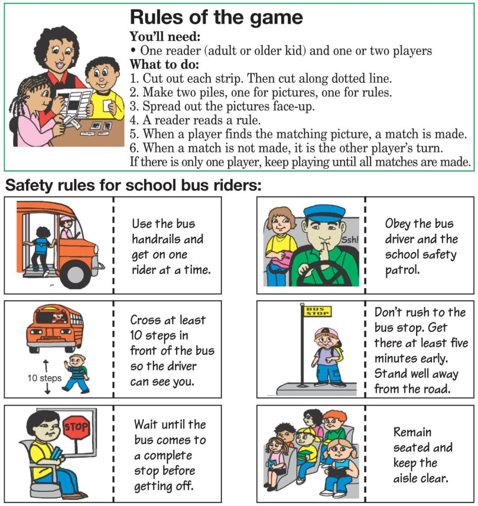 Safety Tips | School Safety, Counting For Kids, Safety Rules