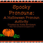 Savvy In Second | Pronoun Activities, Halloween Literacy
