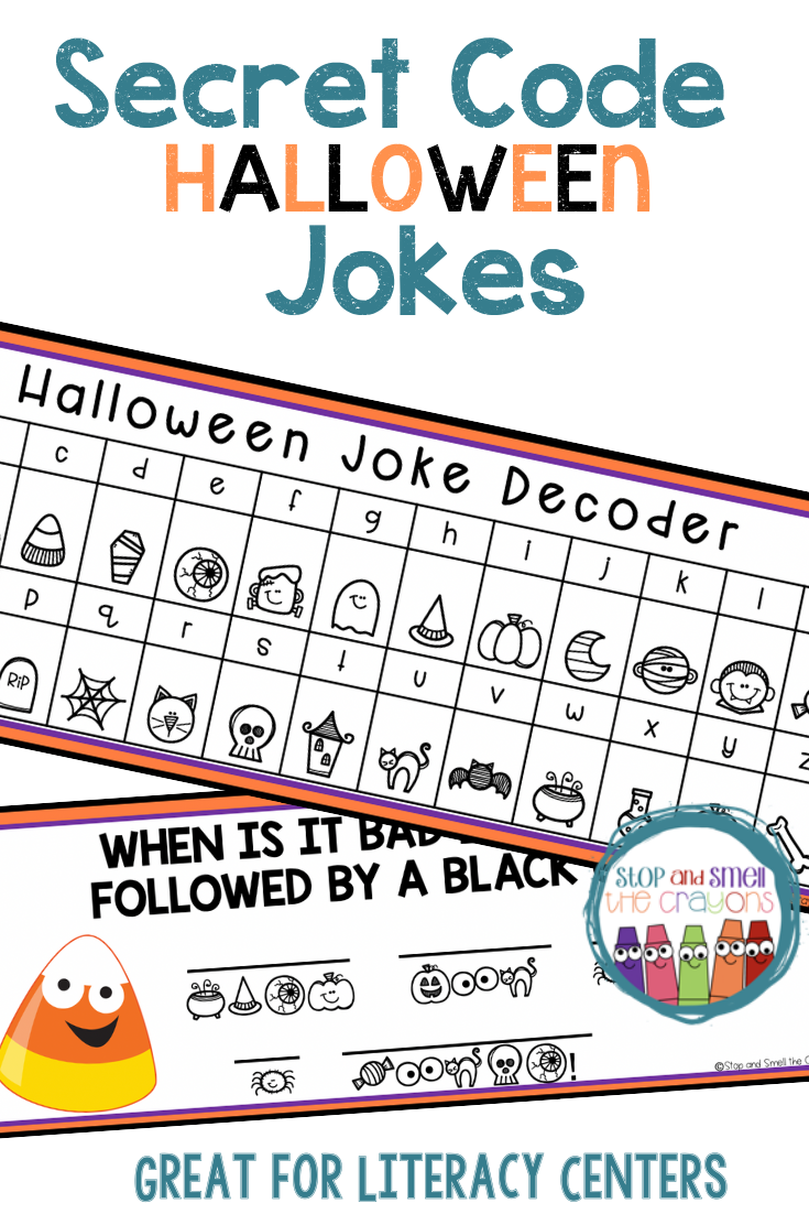 Secret Code Worksheets Halloween Activities | Literacy