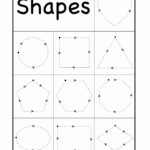 Shape Worksheets For Preschoolers In 2020 | Shape Tracing