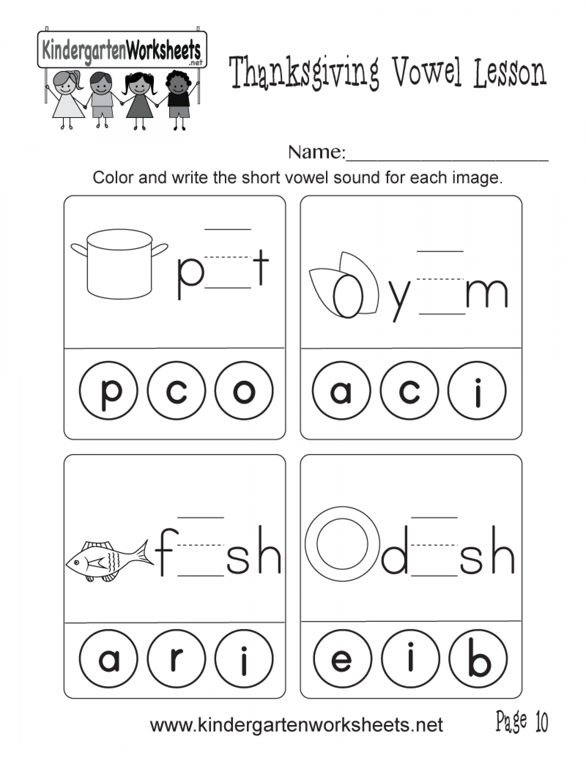 Short Vowel Worksheets 1St Grade Share Printable Coloring