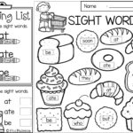Sight Word Shop Primer Coloring Words Math Astonishing Pages