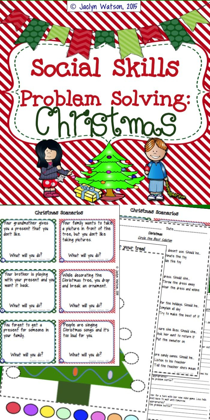 Social Skills Problem Solving: Christmas | Social Skills