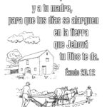 Spanish 1,700×2,192 Pixels | Christian Coloring Book