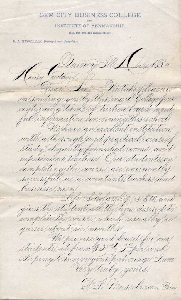 Spencerian Script   Wikipedia