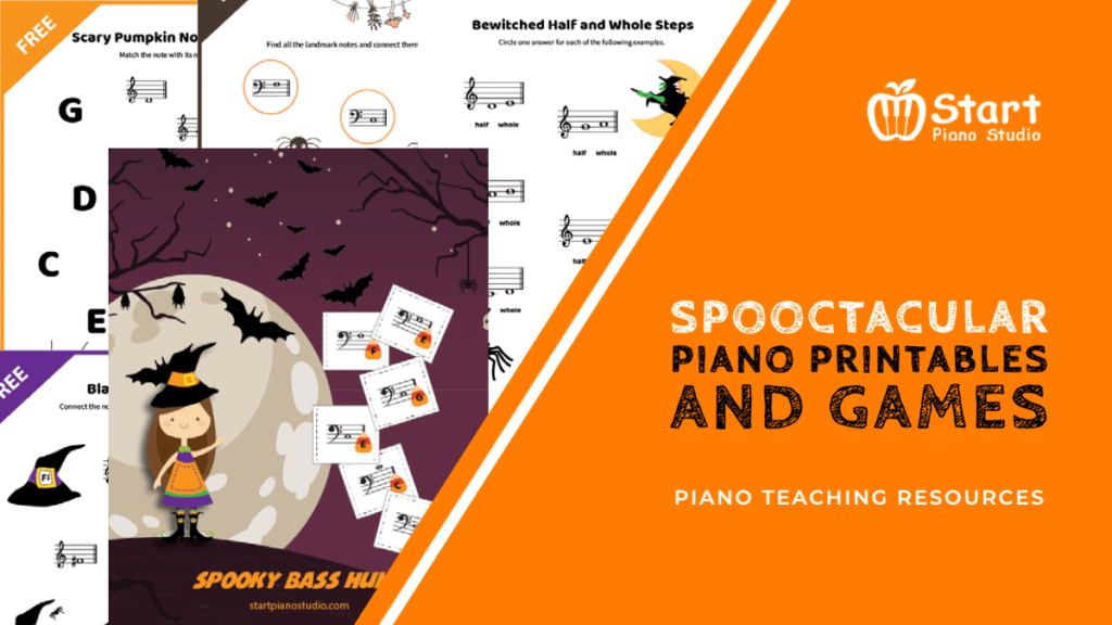 Spooktacular Piano Printables For Your Halloween Week Spooktacular Piano Printables For Your Halloween Week
